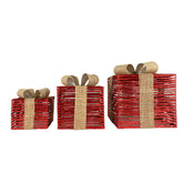Juego  caas de regalo 3pz 25x25x28